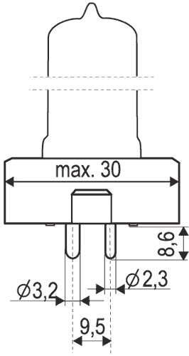 GY9.5 24V 150W SPECIAL HALOGEN - OSRAM 64643