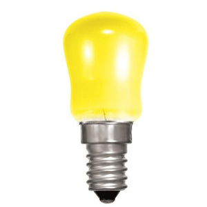 E14 240V 15W 22X57mm PYGMY YELLOW MINILITE™