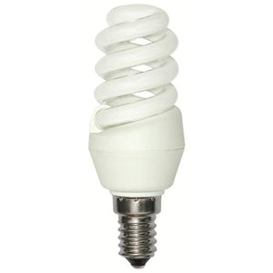 E14 Spiral 240V 9W Warmwhite 10,000 Hour Life