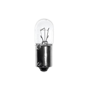 LAMP: BA15D 240V 60W CLEAR PLAIN CANDLE 3000HOUR