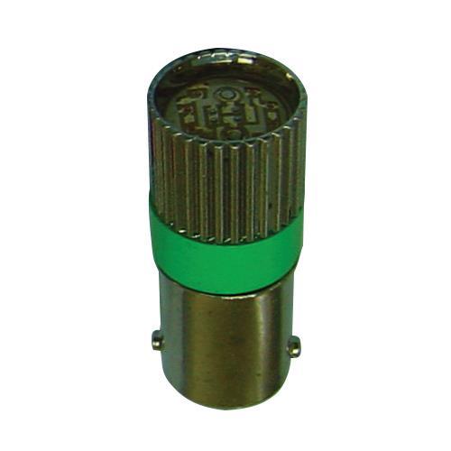 LAMP: BA9S 10X25 24V AC/DC 20MA Green ULTRALED™