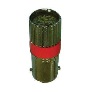 LAMP: BA9S 10X25 24V AC/DC 20mA RED ULTRALED™