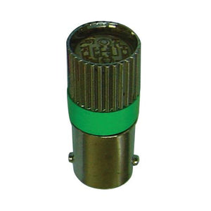 LAMP: BA9S 110V AC/DC 10X25mm Green ULTRALED™