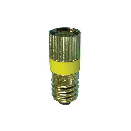 LAMP: E10 10X25 24V AC/DC 20mA YELLOW ULTRALED™