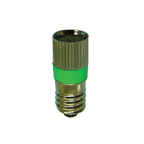 LAMP: E10 10X25 110V AC/DC 20mA Green ULTRALED™