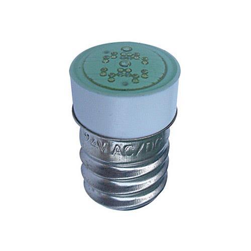 LAMP: E12 13X25 24V AC/DC 20mA Green ULTRALED™