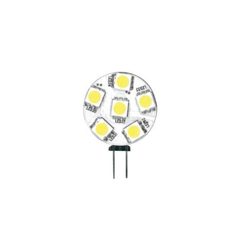 LAMP: G4 SIDE ENTRY 23mmØ X 9mm THICK O/L 32mm8-30V DC OR 11-18V AC (IF BEING USED ON A 24V SYSTEM, WE RECOMMEND THE USE OF A 24V POWER CONDITIONER) 1.2W EQUIV 15WBlue ULTRALED™