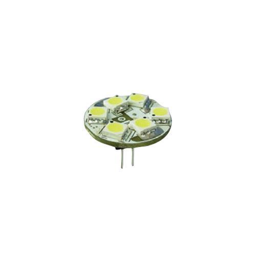 LAMP: G4 BACK ENTRY 23mmØ X 9mm THICK O/L 32mm 8-30V DC OR 12V AC 1.5W EQUIV 15w Green ULTRALED™(IF BEING USED ON A 24V SYSTEM, WE RECOMMEND THE USE OF A 24V POWER CONDITIONER)